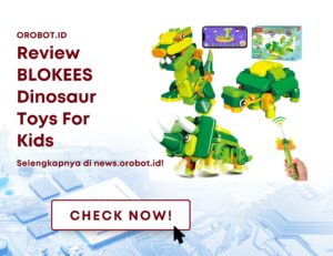 Review Robot BLOKEES Dinosaur Toys For Kids: Mainan Kreatif Untuk Anak-Anak