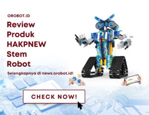 Review HAKPNEW Stem Robot, Set Robot Mainan Dengan 439 Bagian dan Kontrol Lewat HP