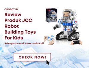 Review JCC Robot Building Toys For Kids, Set Robot Astronot Dengan 493 Bagian