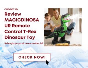 Review MAGICDINOSAUR Remote Control T-Rex Dinosaur Toy: Mainan Interaktif Yang Mendebarkan