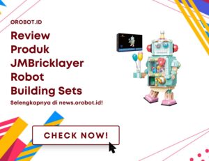 Review JMBricklayer Robot Building Sets - Kit Robot Dengan Pemutar Telur Yang Seru dan Merangkai Blok Bangunan