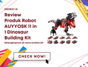 Review AUYYOSK 11 in 1 Dinosaur Building Kit Untuk Melatih Kemampuan Teknis