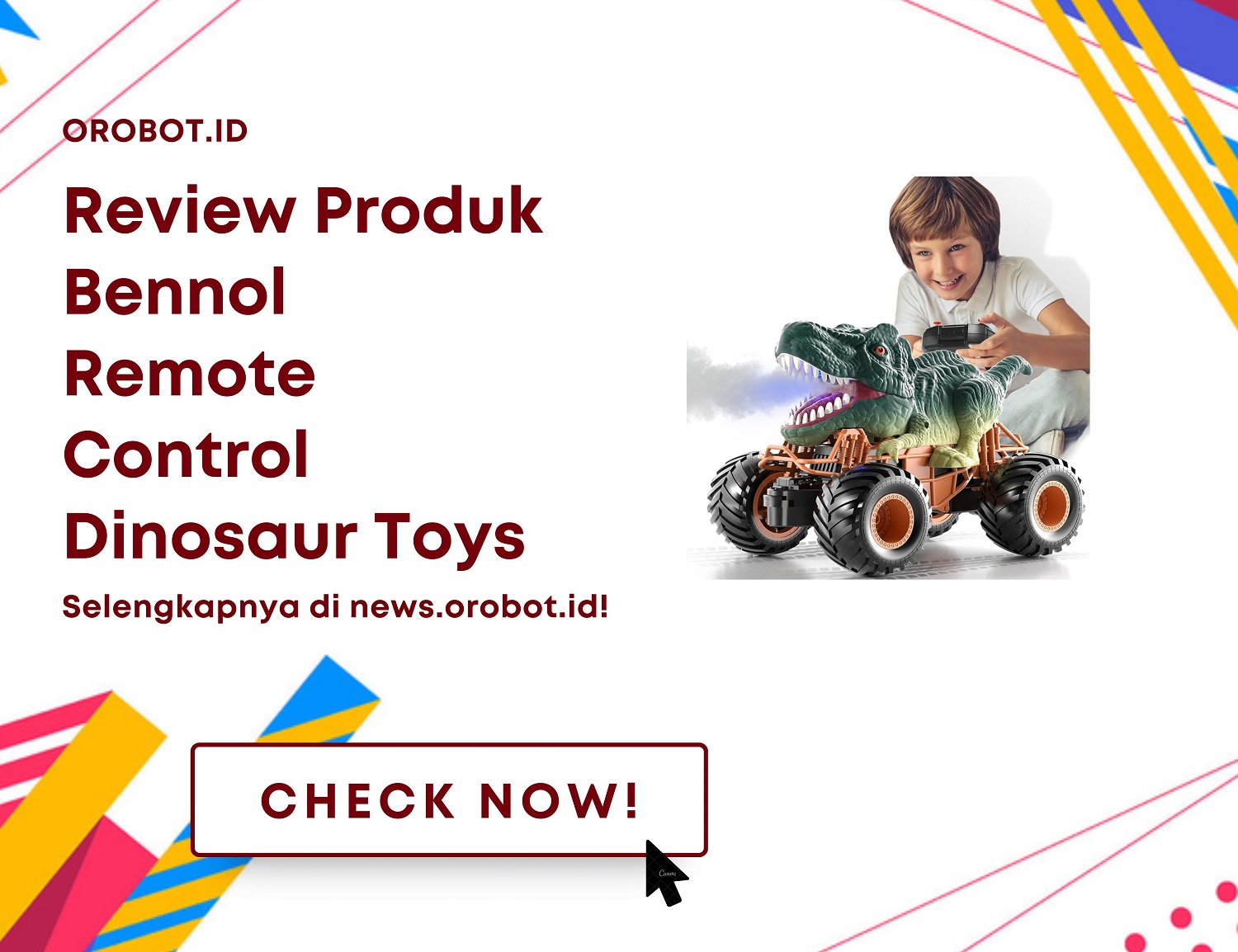 Review Bennol Remote Control Dinosaur Toys, Si Robot Serba Bisa