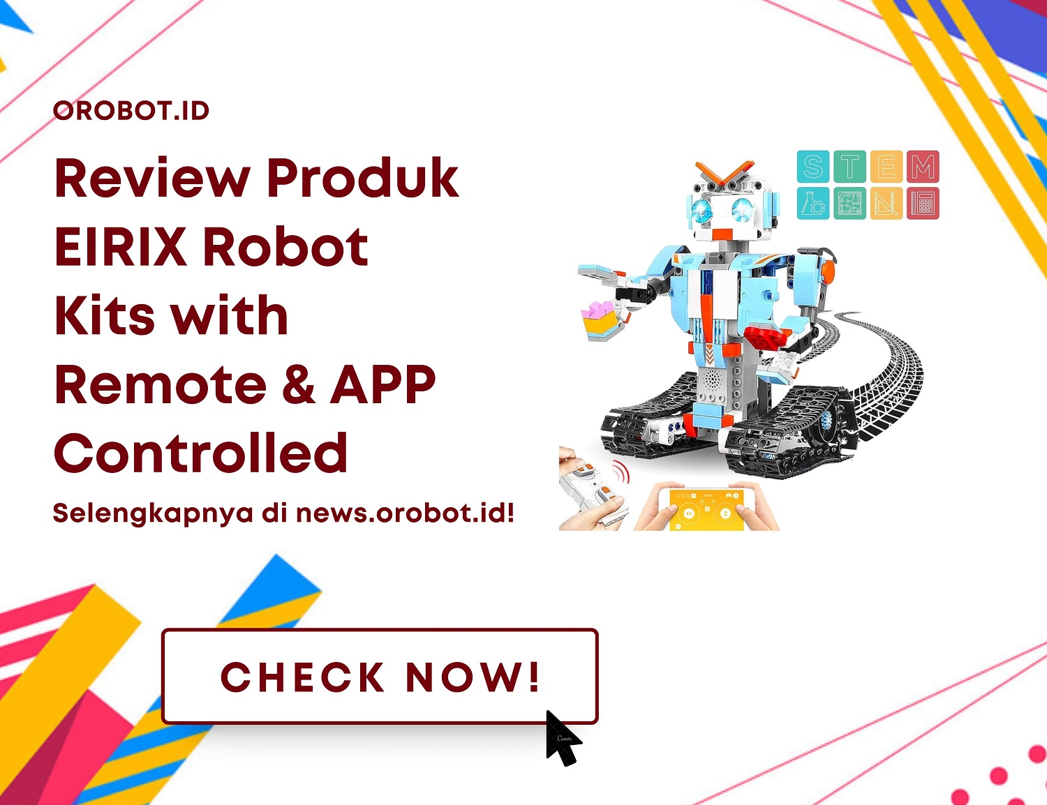 Review EIRIX Robot Kits with Remote & APP Controlled: Menggabungkan Keseruan dan Pembelajaran STEM