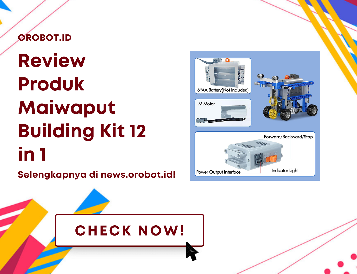 Review Maiwaput Building Kit 12 in 1 - Mengembangkan Kreativitas dan Pemahaman STEM