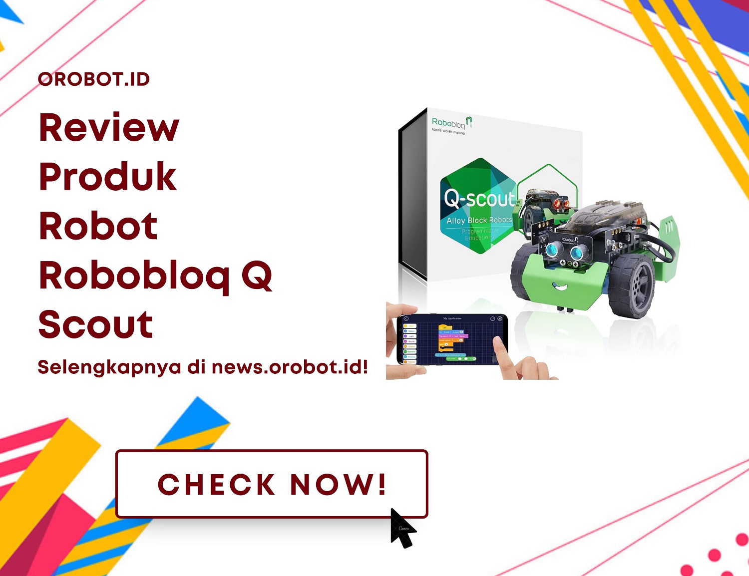 Review Robobloq Q Scout - Pelajari Bahasa Pemrograman Mulai Dasar Sampai Expert