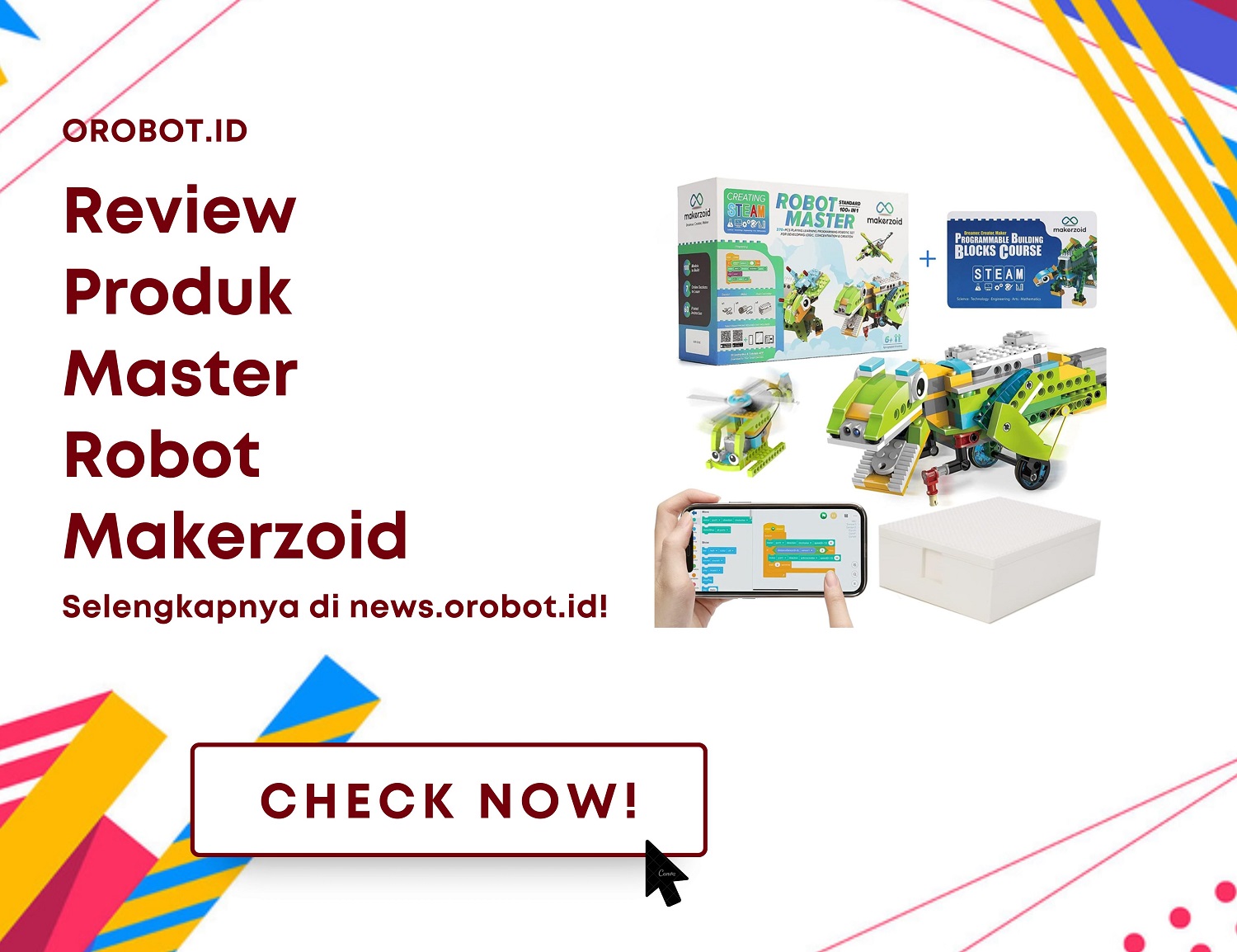 Review Master Robot Makerzoid, Pelajari Bahasa Pemrograman Dengan Kit Menarik