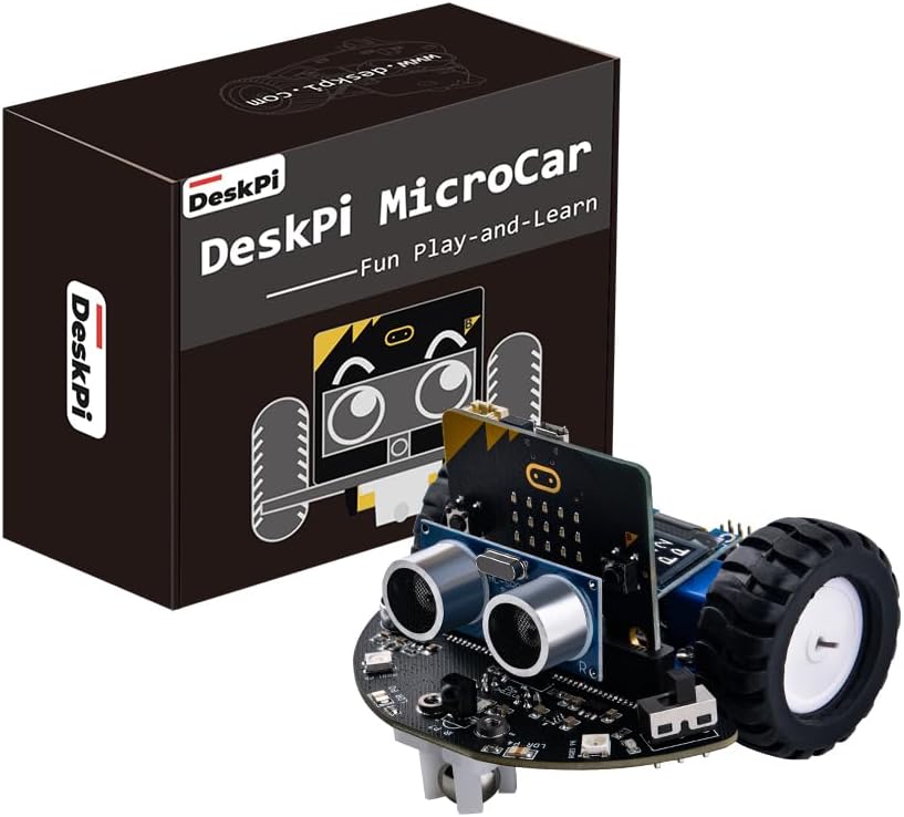 Review GeeekPi DeskPi MicroCar DIY Coding Smart Car