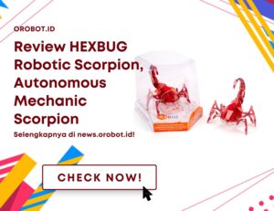 Spesifikasi dan Review HEXBUG Robotic Scorpion, Autonomous Mechanic Scorpion