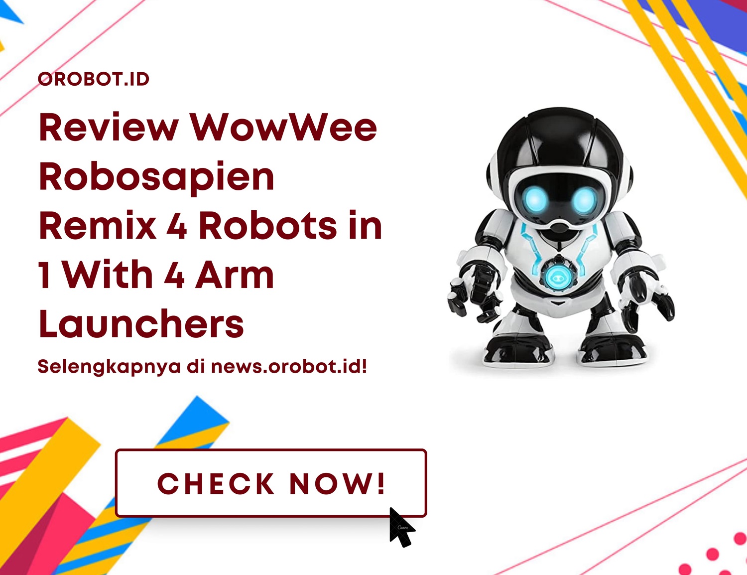 Spesifikasi dan Review WowWee Robosapien Remix 4 Robots in 1 With 4 Arm Launchers