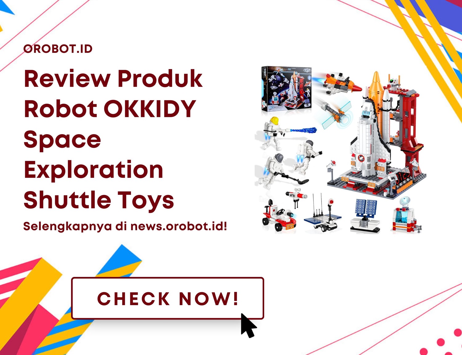 Review Robot OKKIDY Space Exploration Shuttle Toys
