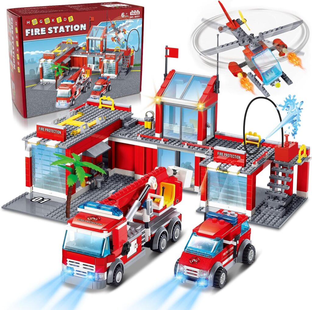 Review Produk Robot HOGOKIDS City Fire Station Building Set