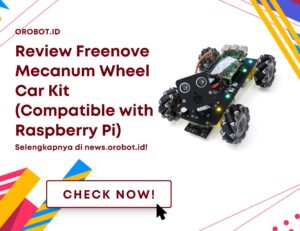 Spesifikasi Freenove Mecanum Wheel Car Kit (Compatible with Raspberry Pi)