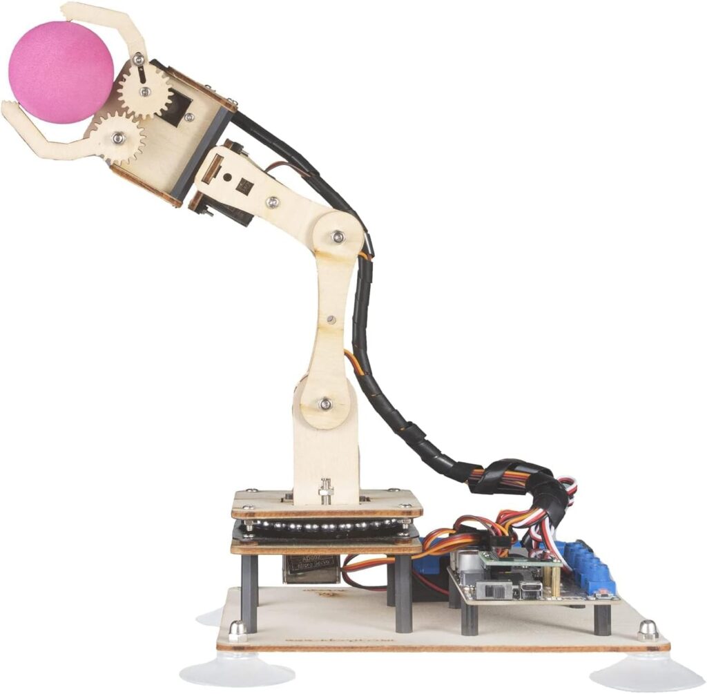 Review Adeept 5-DOF Robotic Arm Kit Compatible With Arduino IDE