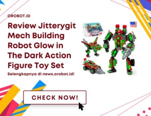 Review Jitterygit Mech Building Robot Glow in The Dark Action Figure Toy Set