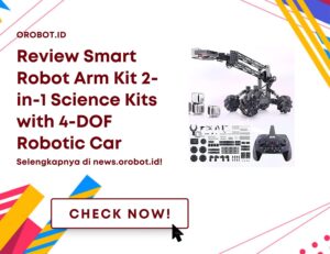 Review Smart Robot Arm Kit 2-in-1 Science Kits with 4-DOF Robotic Car